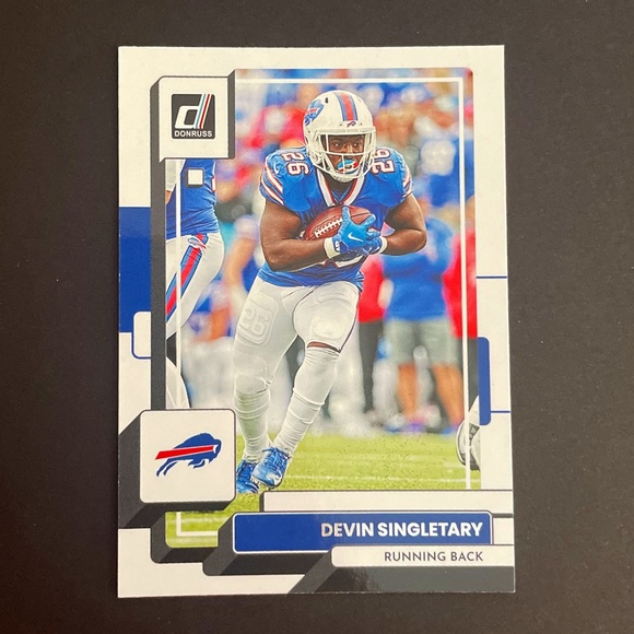 Devin Singletary: Buffalo Bills, Running Back 2022 Panini Donruss Football #117 - Picture 1 of 2
